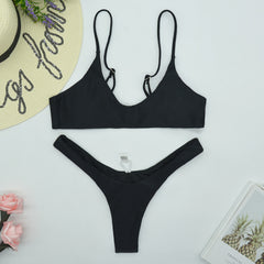 Sexy Bikini-Badeanzug, Dreiecks-Badeanzug für Damen, getrennte Bademode