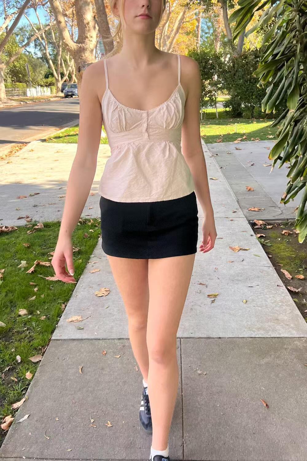 Vintage Rose Floral Multi-color Three-button Sling Top - kinko