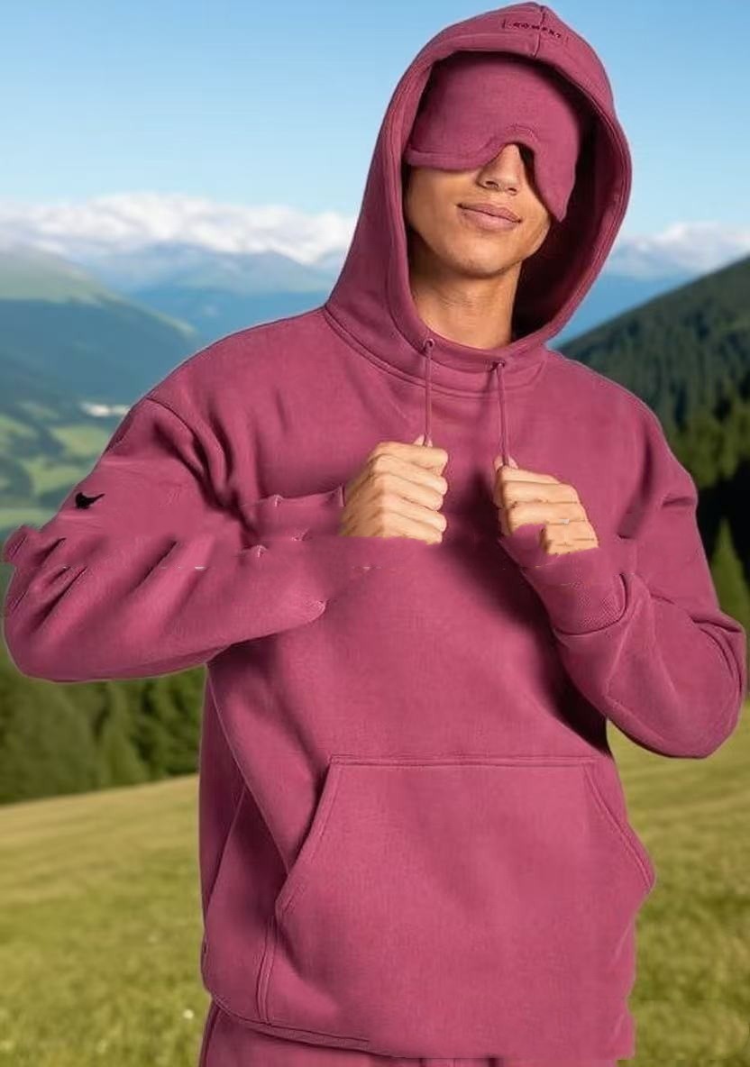 Solid Color Pullover Long Sleeve Sweater Suit - kinko