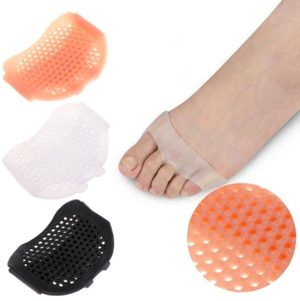 Silikon-Vorfußpolster, Vorfuß-Einlegesohlen (halbe Länge), unsichtbare Polster für High Heels, rutschfeste Polster, schmerzlindernde Fußpflegeprodukte
