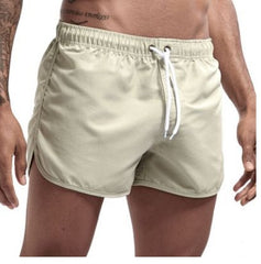 Wrap men's shorts, home pants, smooth beach pants, slim pants, shorts