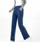 Summer Multi Pocket Workwear Jeans Women Retro Trendy High Waist Slimming Straight Wide Leg Casual Pants