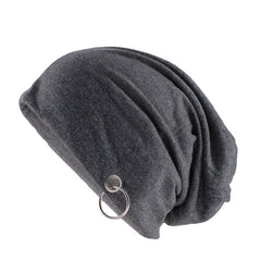 Fall winter metal ring cap