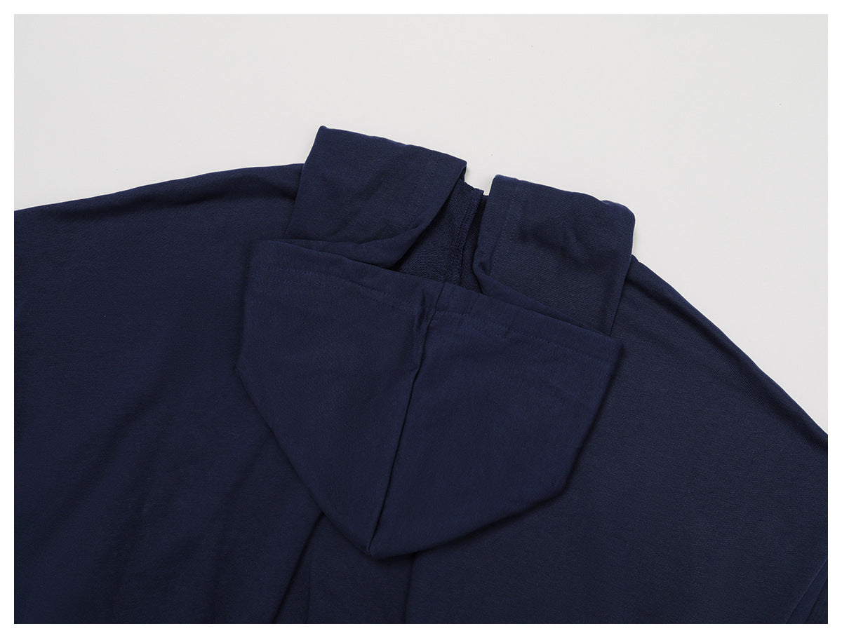 Autumn Winter Zipper Sports Sweater Hooded Casual Loose All Matching Hoodie Women Running Fitness Sportswear - kinko Global Holdings inc