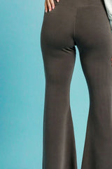 Umgee High-Waisted Flare Leggings - kinko