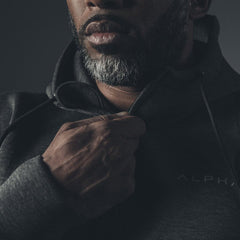 Muscle Workout Brothers Fall Winter Men Long-sleeved Hooded Zipper Jacket Sports Sweater