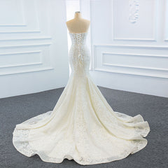 The Wedding Dress Wears Two Fishtail Tail Tube Tops, The Temperament Is Thin And Dreamy - kinko