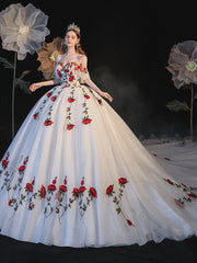 Temperament Bride Bra Trailing Mori Style Wedding Dress - kinko