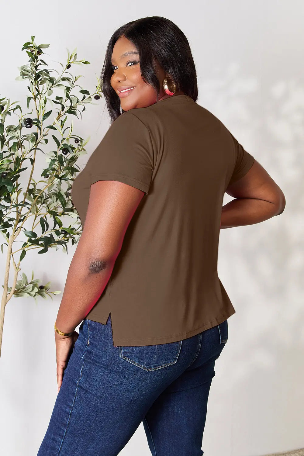 Basic Bae Full Size Round Neck Short Sleeve T-Shirt - kinko