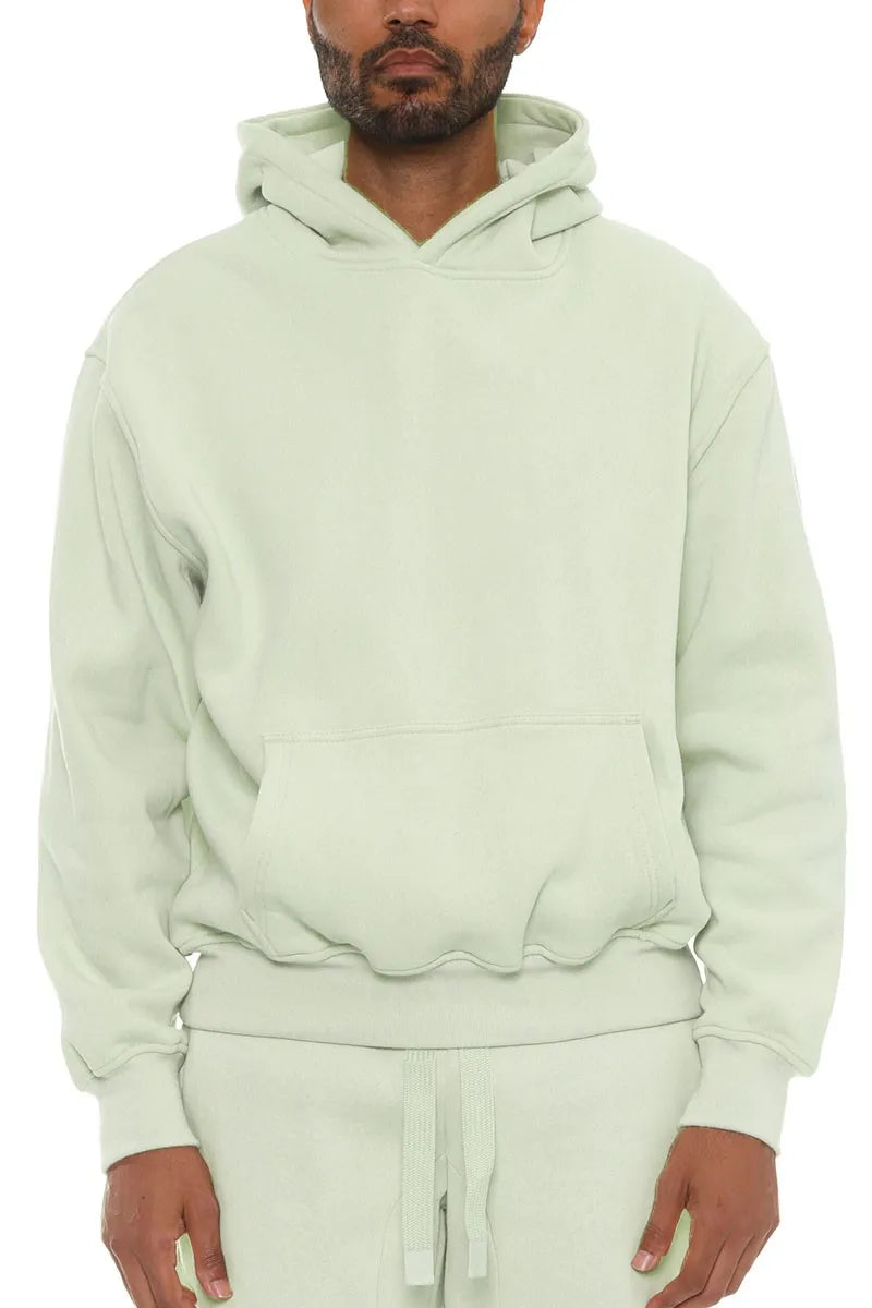 WEIV Men's Full Size Premium Cotton Blend Hoodie Plus Size - kinko