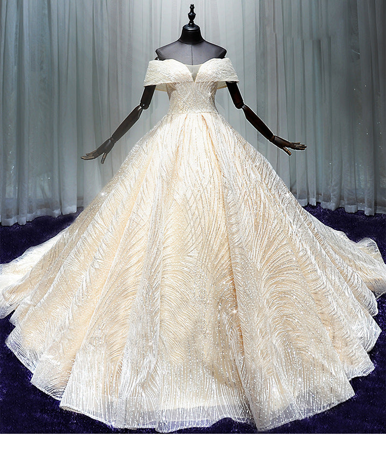 Dreamy Word Shoulder Is Thin European And American Long Tail - kinko
