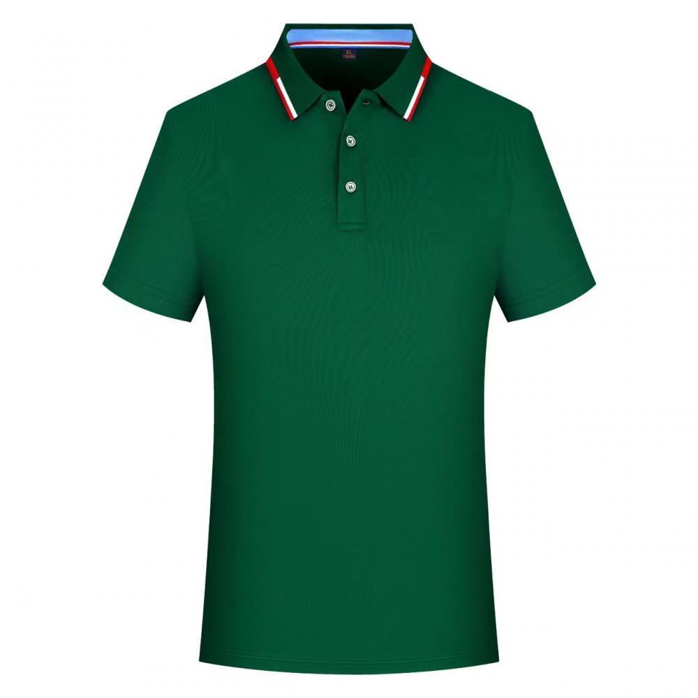 Color Block Short-sleeved Polo Shirt - kinko