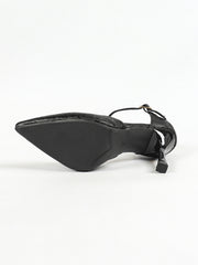 Summer High Heels Low Cut Pointed Toe Hollowed Back Empty Back Strap Strap Sandals High Heel Super High Heel