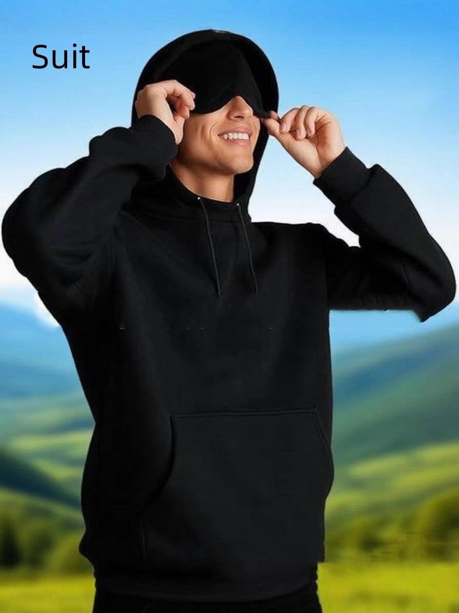 Solid Color Pullover Long Sleeve Sweater Suit - kinko