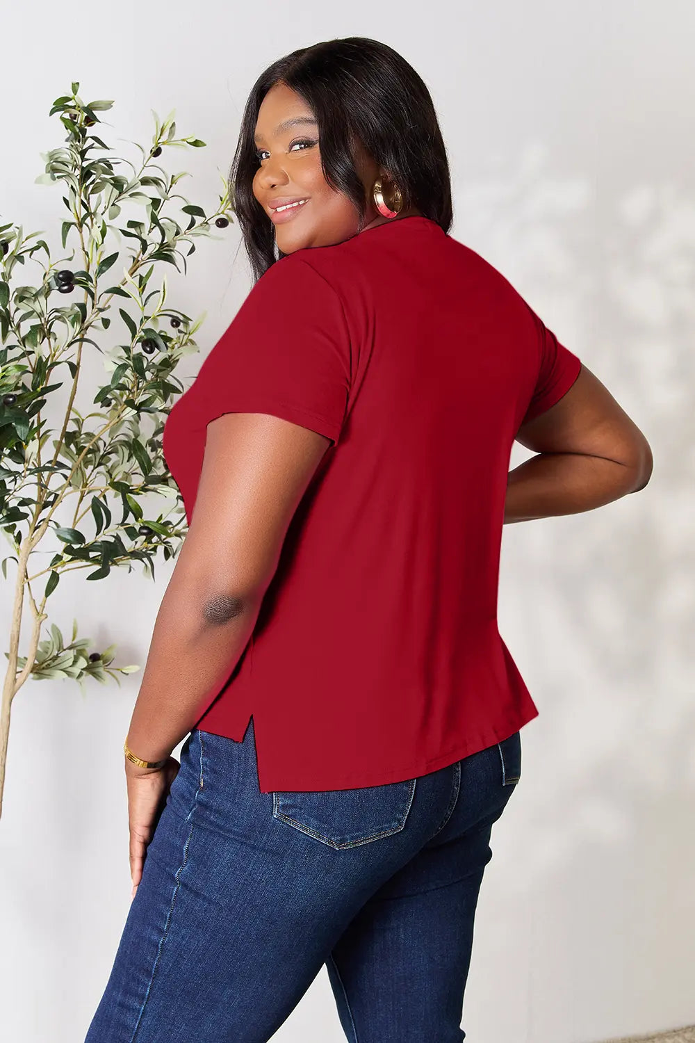 Basic Bae Full Size Round Neck Short Sleeve T-Shirt - kinko