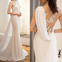 Mid-waist Dream See-through Super Fairy Light Wedding Dress - kinko