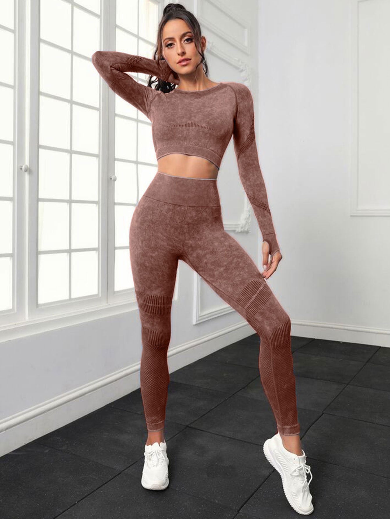4PACK Active Yoga Pants Women's Yoga Pants - kinko
