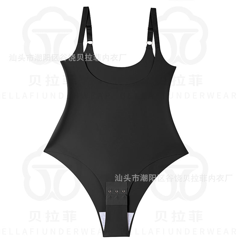European And American Seamless Corset Women's Crotch Breasted Body Corset - kinko
