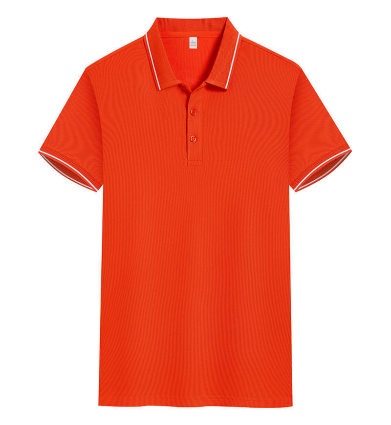 Polo Shirt Short Sleeve Lapel Printing Overalls - kinko