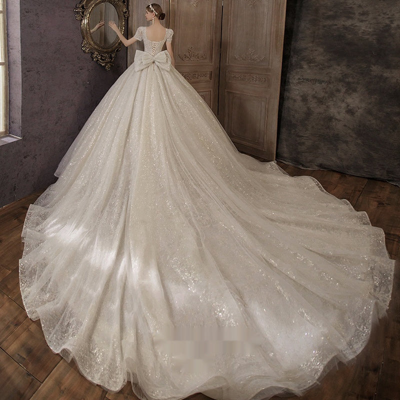 Temperament Bride Retro Super Fairy Mori Style Dream Wedding - kinko