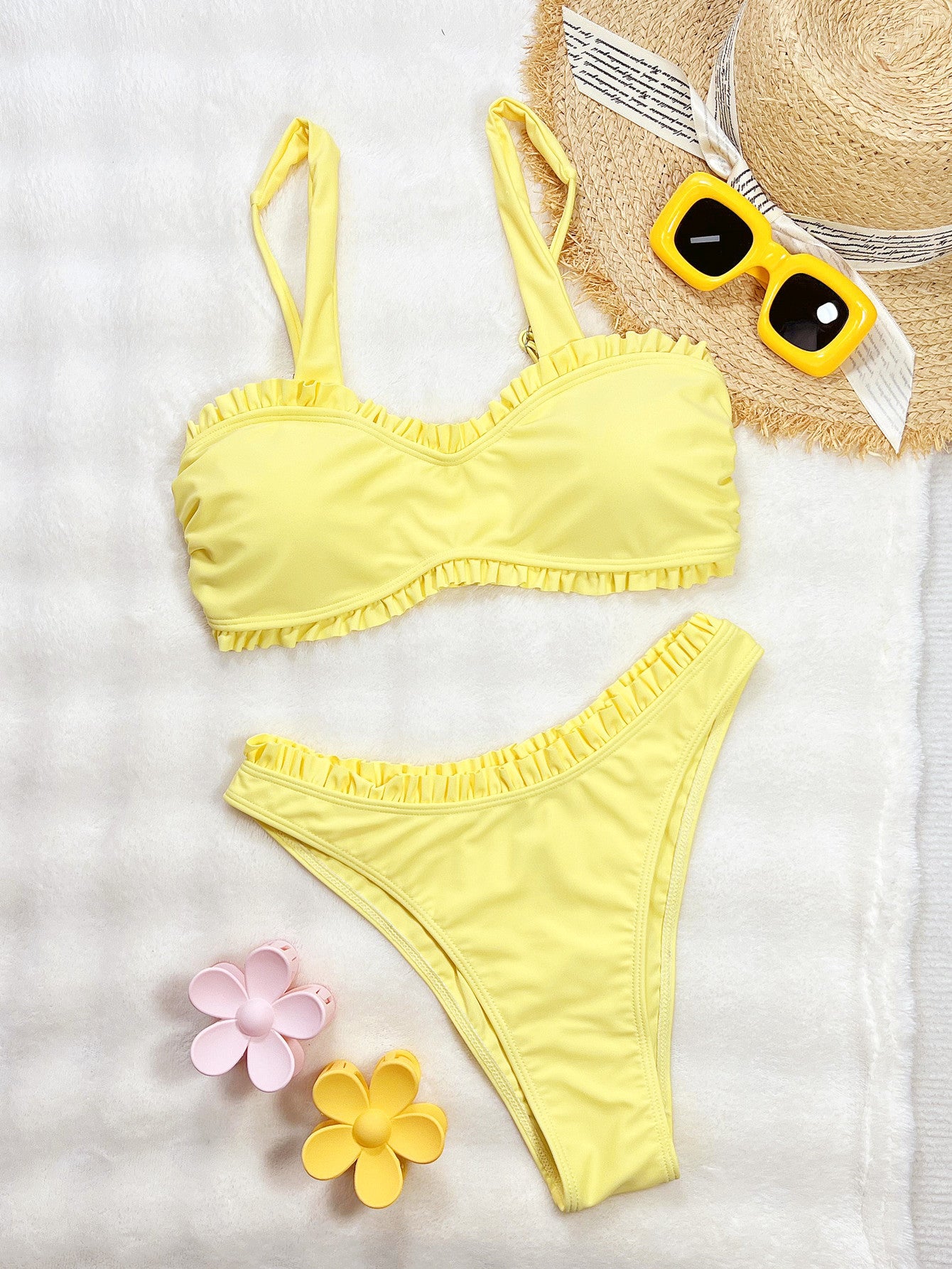 Tight Push up Split Swimsuit Women Triangle Bikini Sexy Split Swimsuit - kinko Global Holdings inc