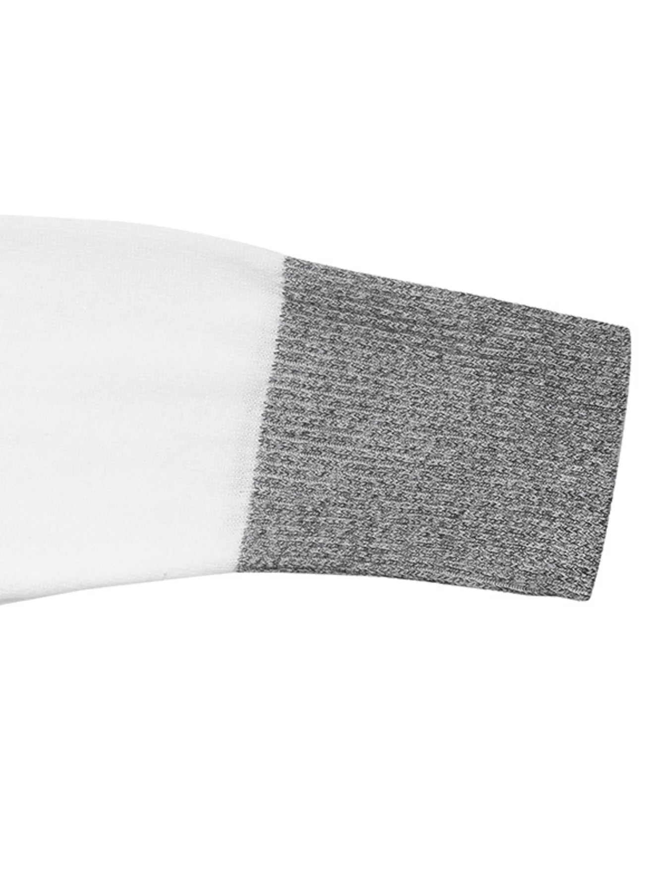 Color Block Knit Long Sleeve Sweater - kinko