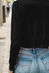 Button Up Long Sleeve Cardigan - kinko