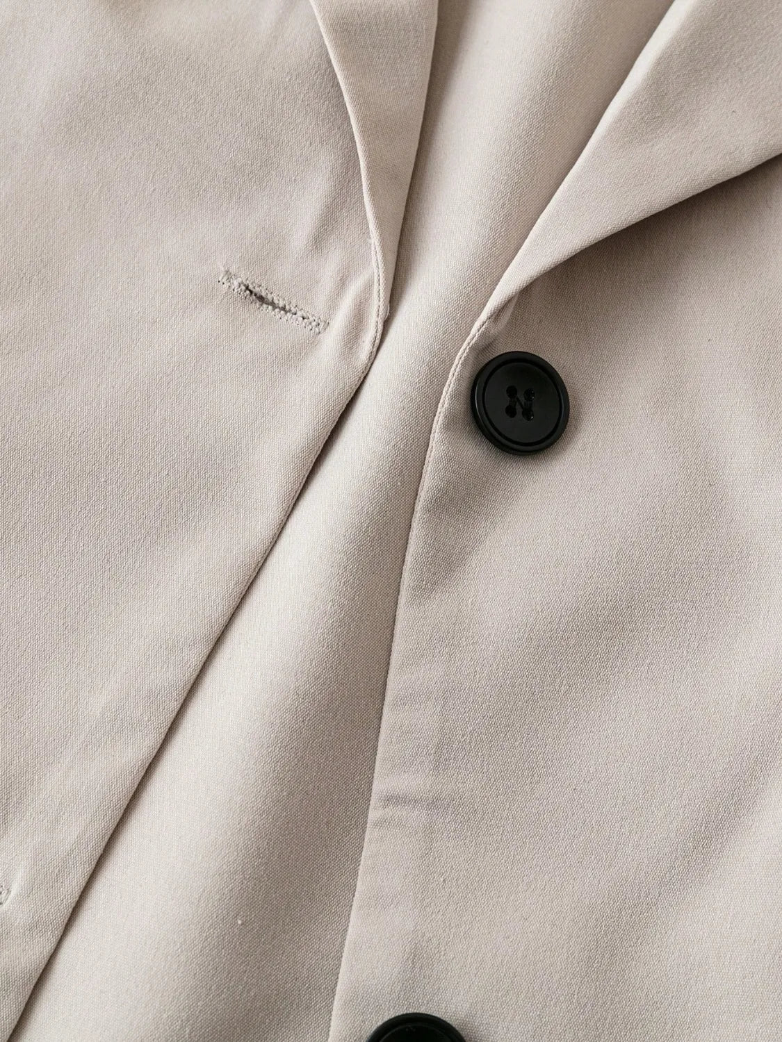 Short Sleeve Lapel Collar Solid Blazer - kinko
