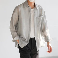 Thin Long Sleeves Shirt Sun Protection Top Breathable And Loose - kinko
