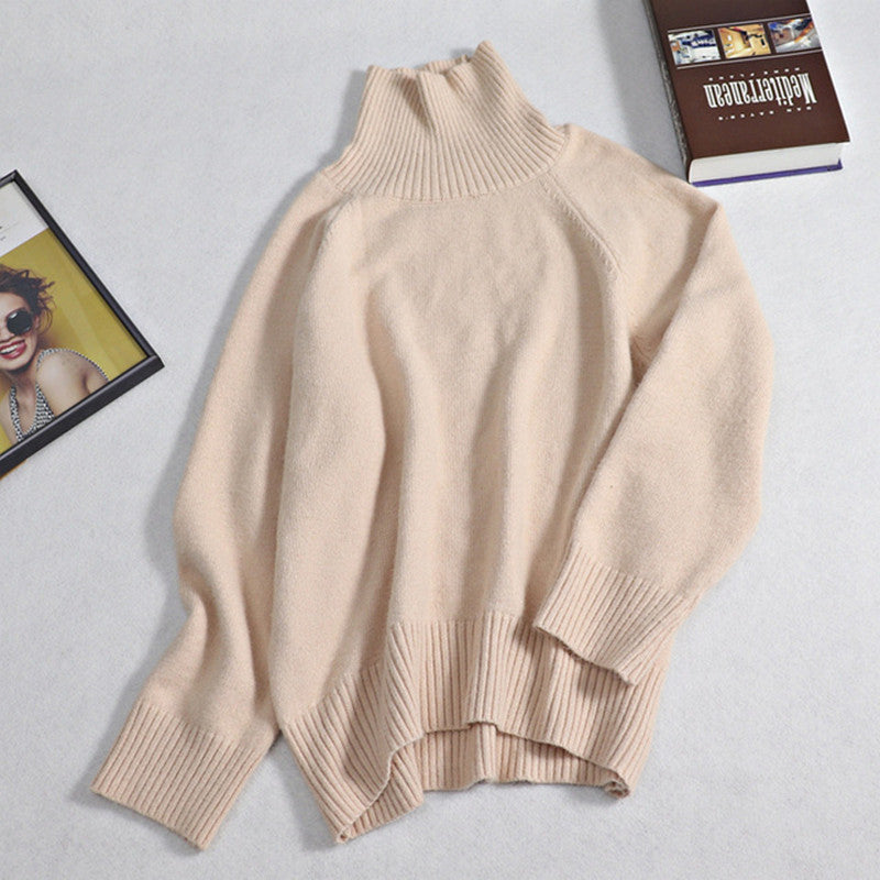 GIGOGOU Herbst/Winter Damen Rollkragenpullover