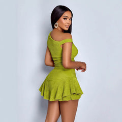 Personality Solid Color Split Skirt Suit Simple All-match - kinko