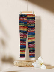 Women's Printed Warm And Tight Waist Pants, Trendy Leggings, Long And Cute Leggings - kinko