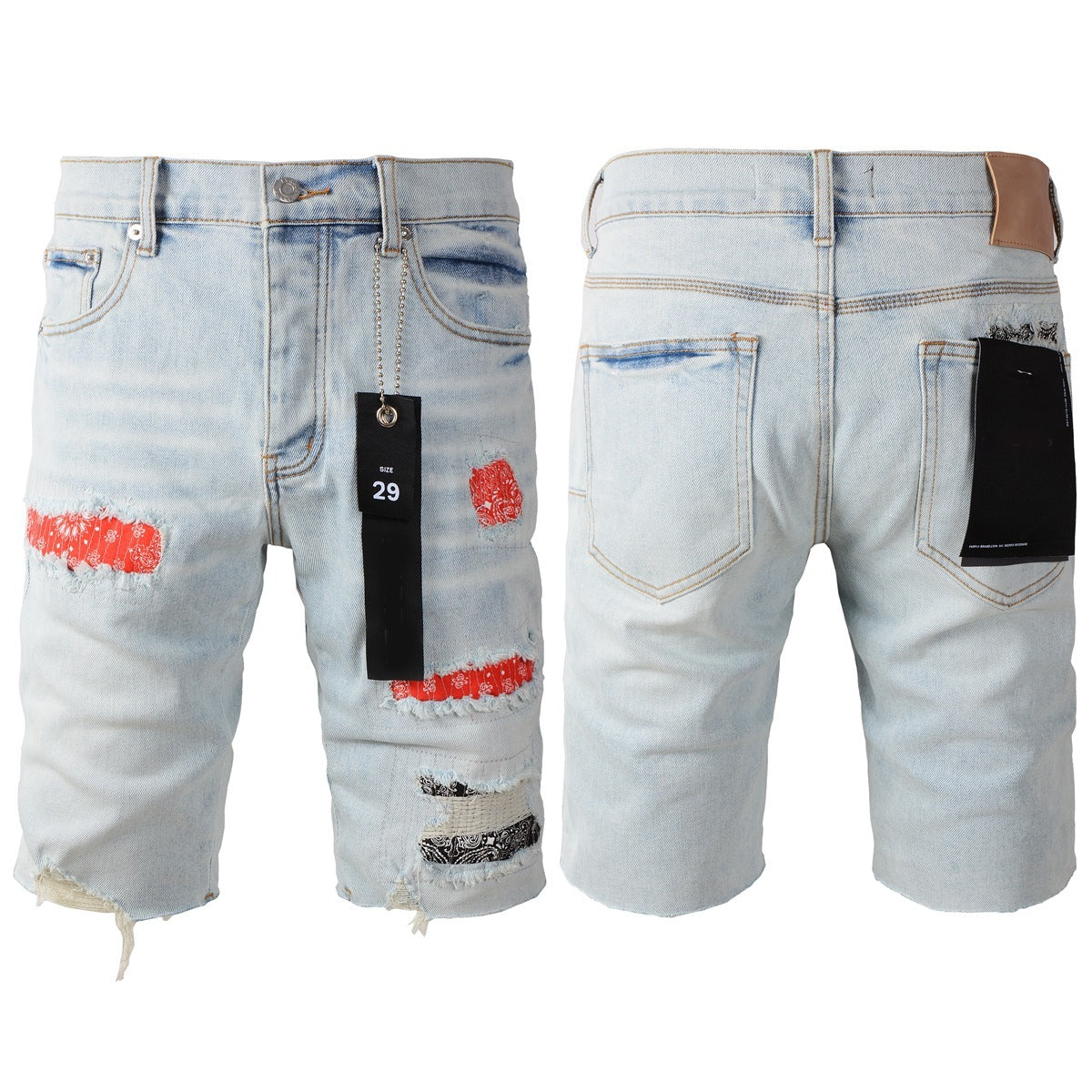 Personal Leisure Washed Light Color All-matching Jeans - kinko
