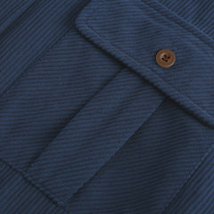 Corduroy Tooling Thick Long Sleeves Coat Shirt Outdoor Casual Retro - kinko