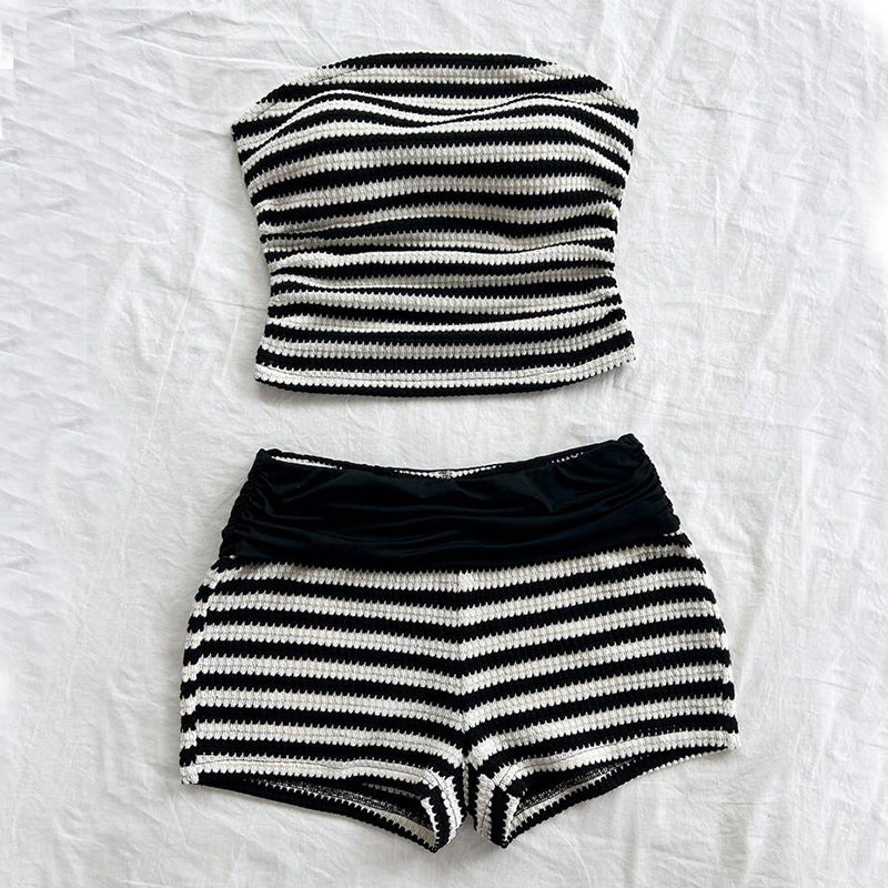 Shorts Suit Hot Pants Two-piece Set For Women
