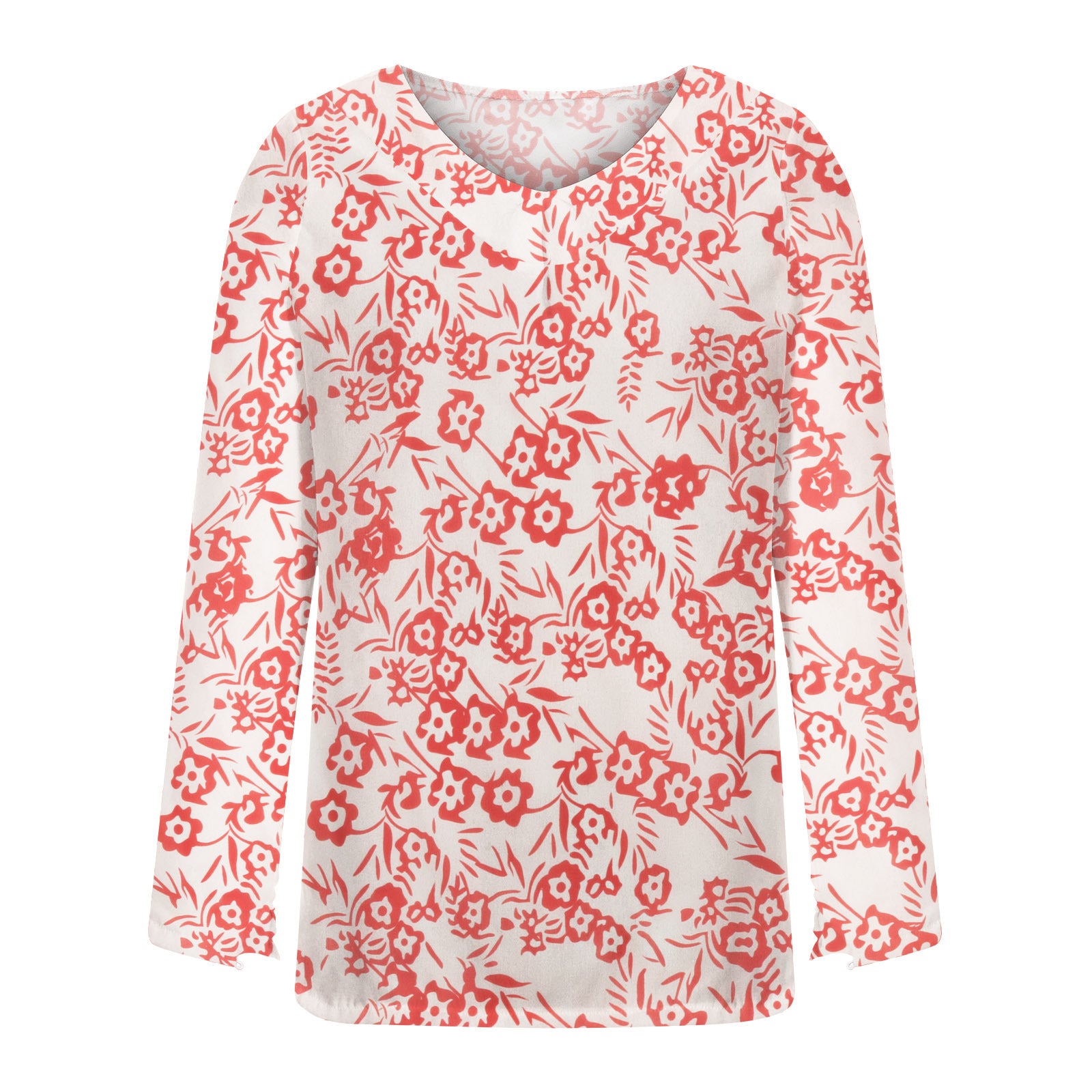 Women's Clothing Casual V-neck Temperament Top - kinko
