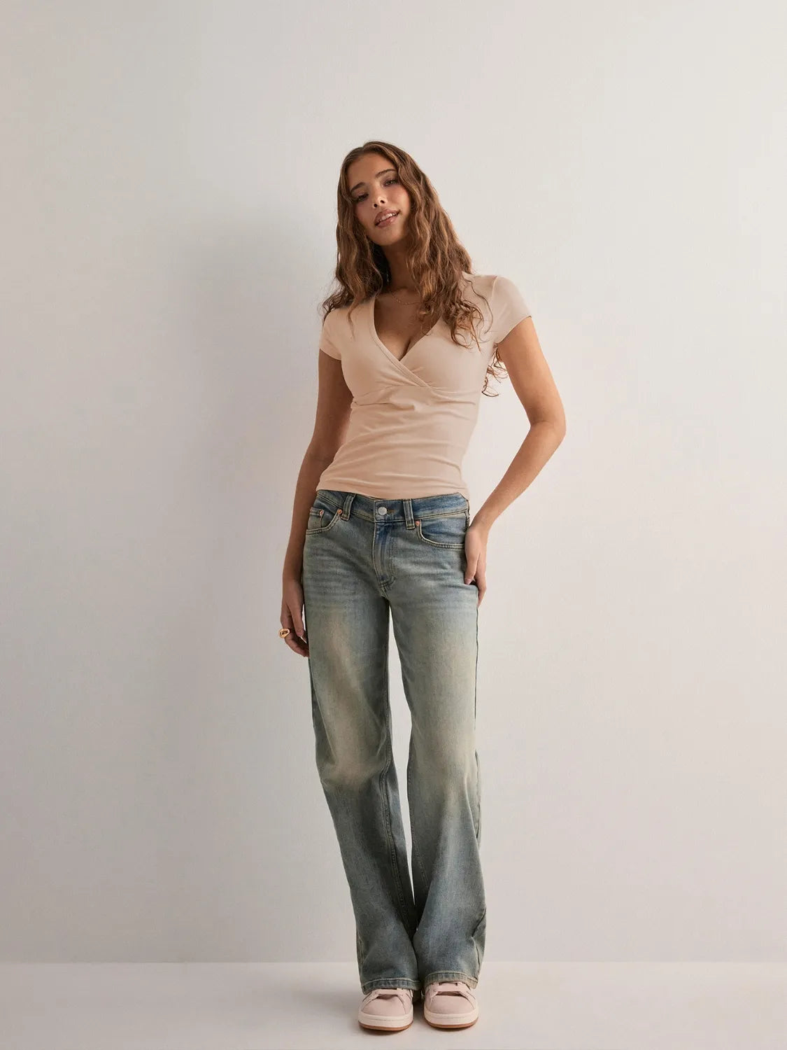 Surplice Short Sleeve T-Shirt - kinko