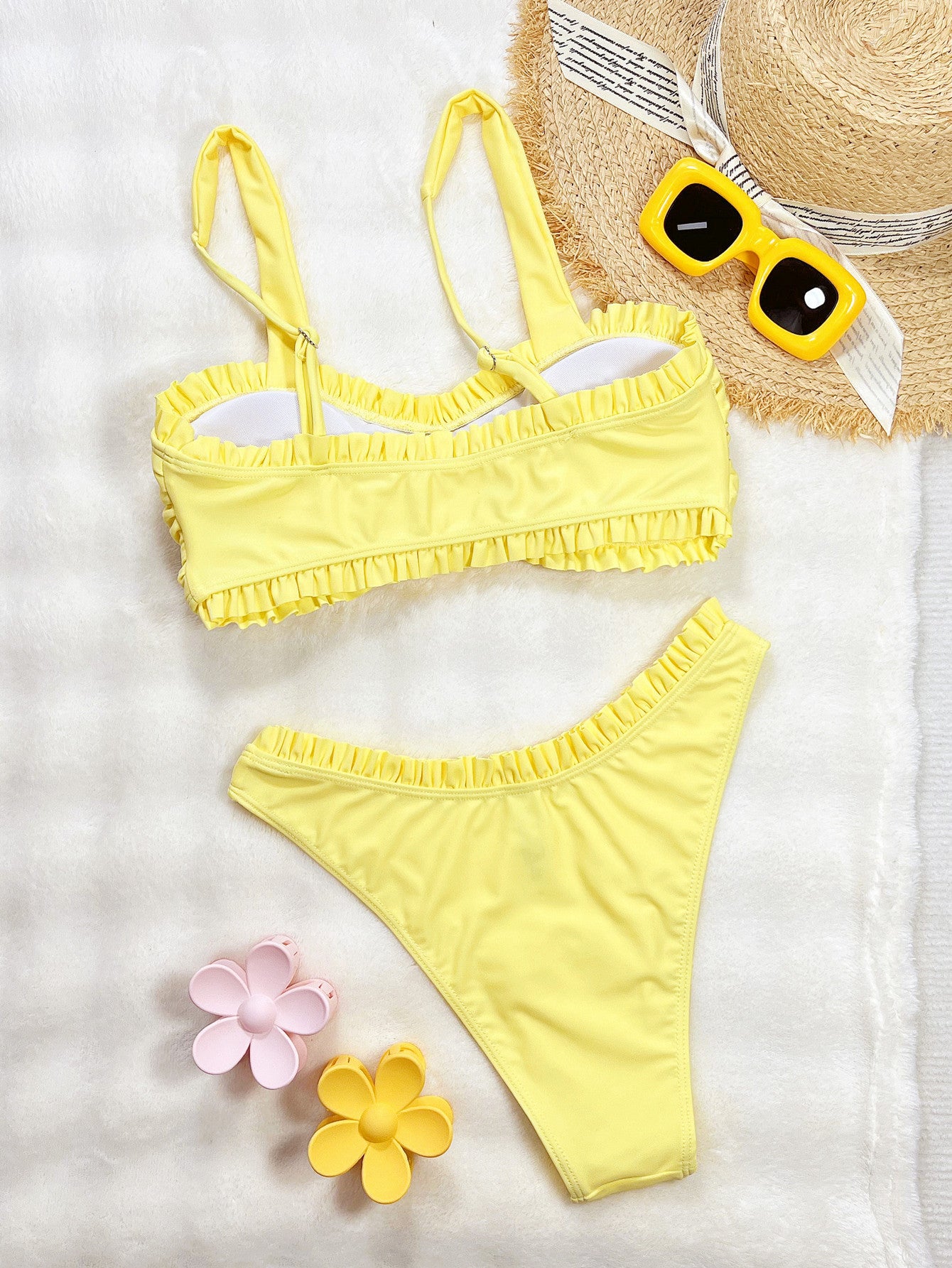 Tight Push up Split Swimsuit Women Triangle Bikini Sexy Split Swimsuit - kinko Global Holdings inc