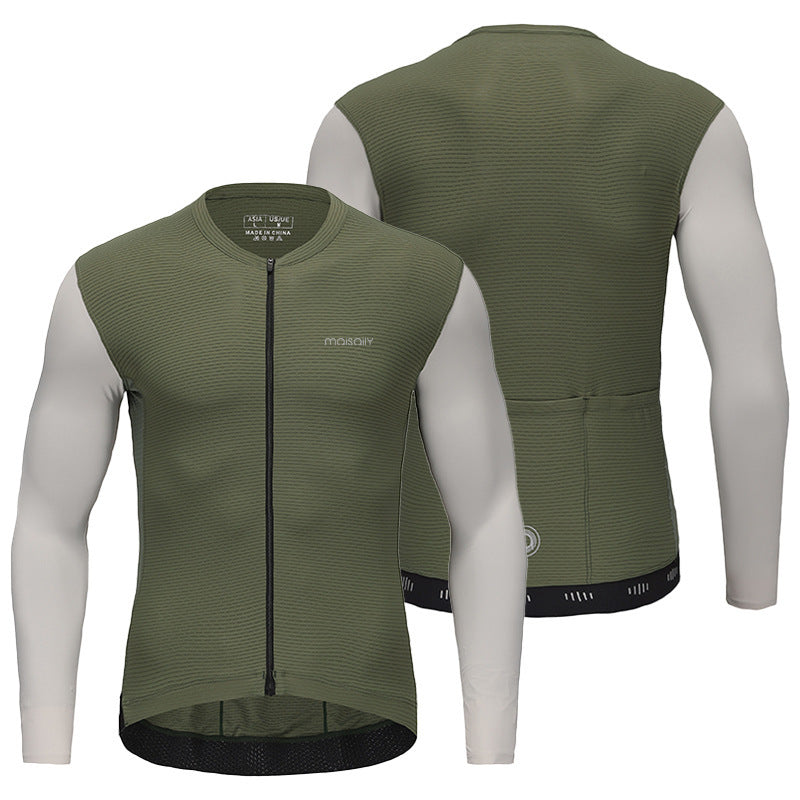 MAISAILY Spring And Summer Breathable Cycling Top Long Sleeve - kinko