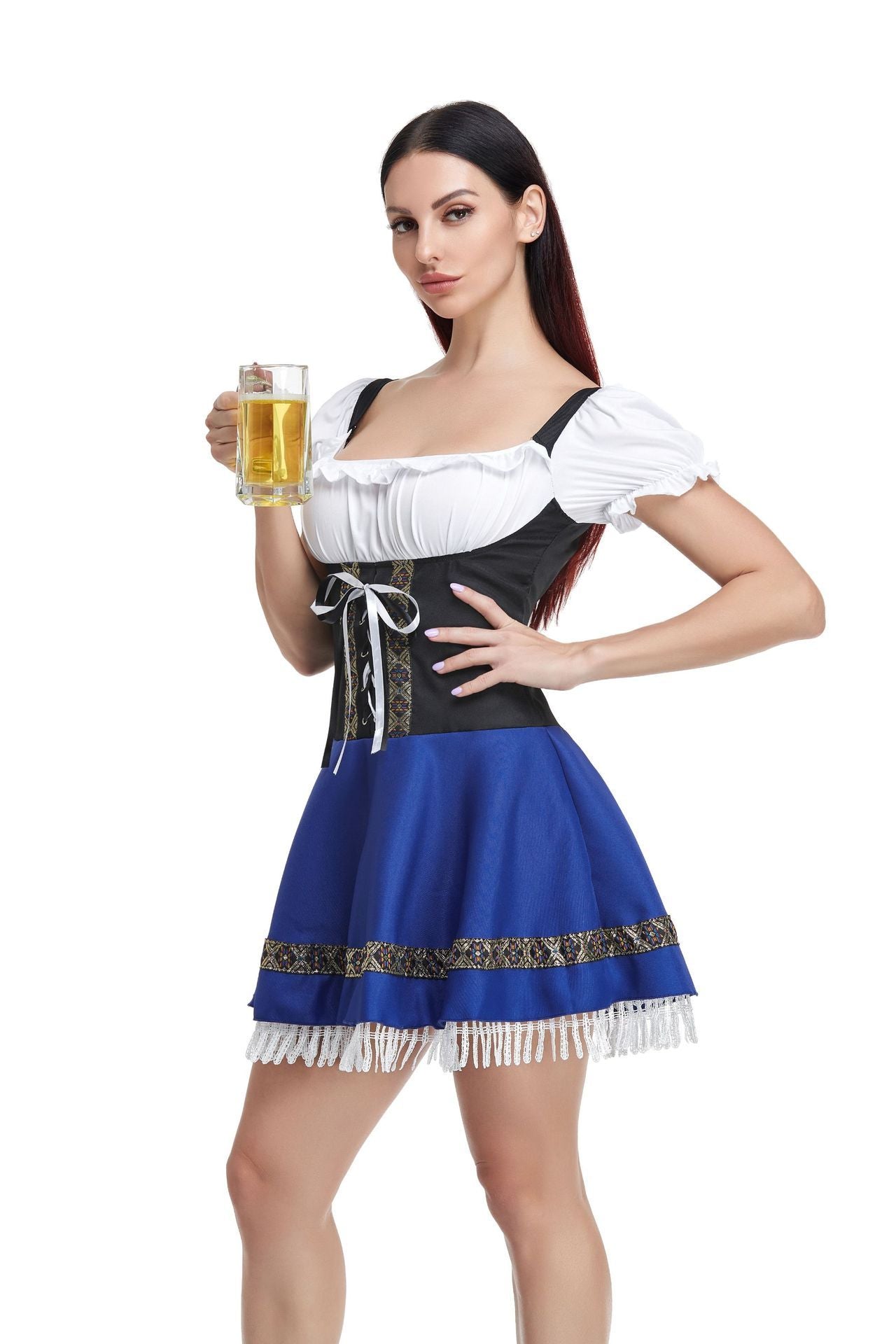 Halloween Maid Uniform Barmaid Dresses - kinko
