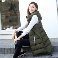 Ladies Fashion Slim Fall Winter Vest