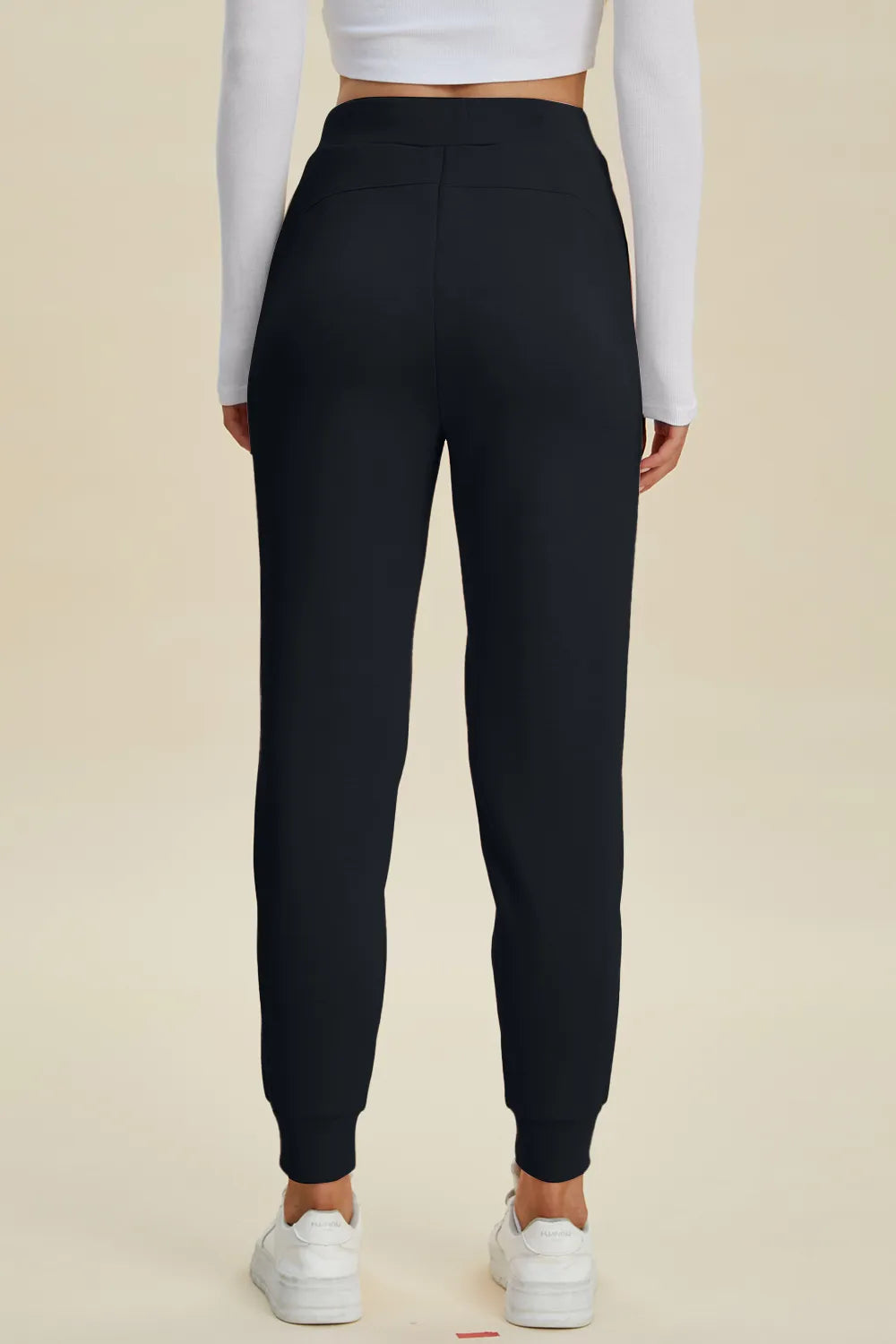 Basic Bae Full Size Air Scuba Drawstring High Waist Joggers - kinko