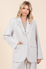 Mittoshop Boyfriend Fit Blazer Jacket - kinko