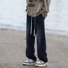 Spring And Summer Straight Loose Men's Pants High Street Washing - kinko