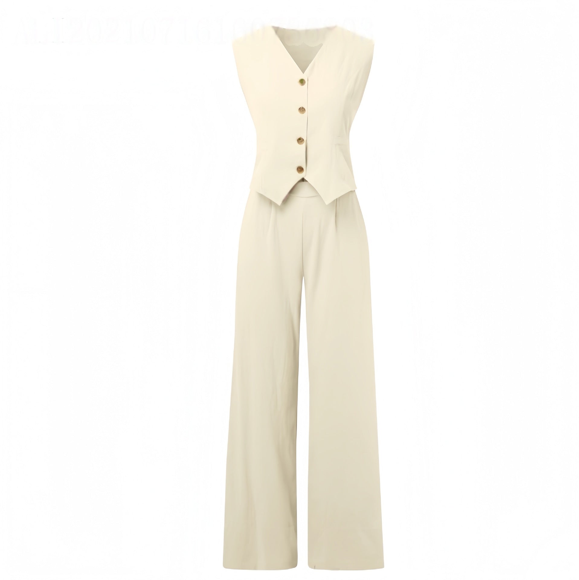 Hot Selling New Trendy Patchwork Vest & Pants Set - Breathable Linen Casual Outfit - kinko