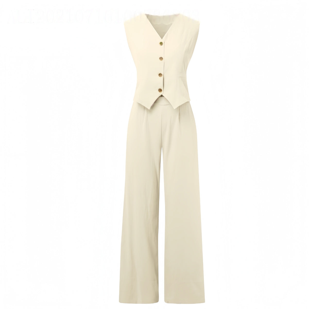 Hot Selling New Trendy Patchwork Vest & Pants Set - Breathable Linen Casual Outfit - kinko