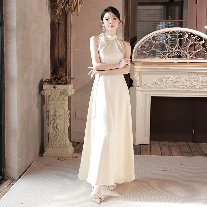 Summer Champagne Niche High-end Dress - kinko