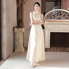 Summer Champagne Niche High-end Dress - kinko