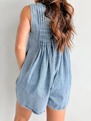 Tied Romper with Pockets - kinko