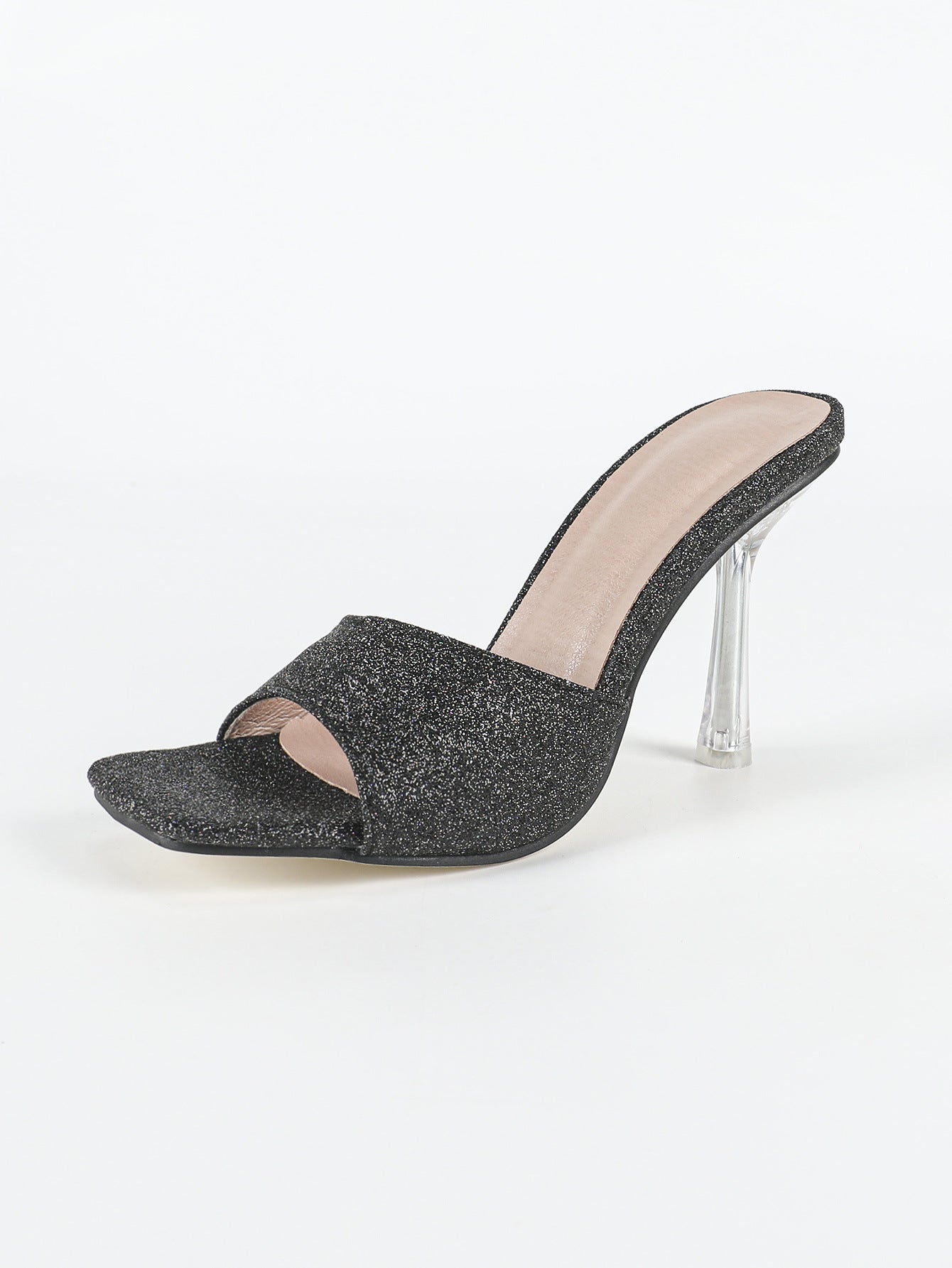 Summer High Heel Sandals Women Microfiber Material Slimming Women Shoes - kinko Global Holdings inc